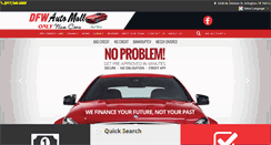Desktop Screenshot of dfwauto.com